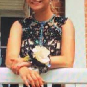 two piece prom dress